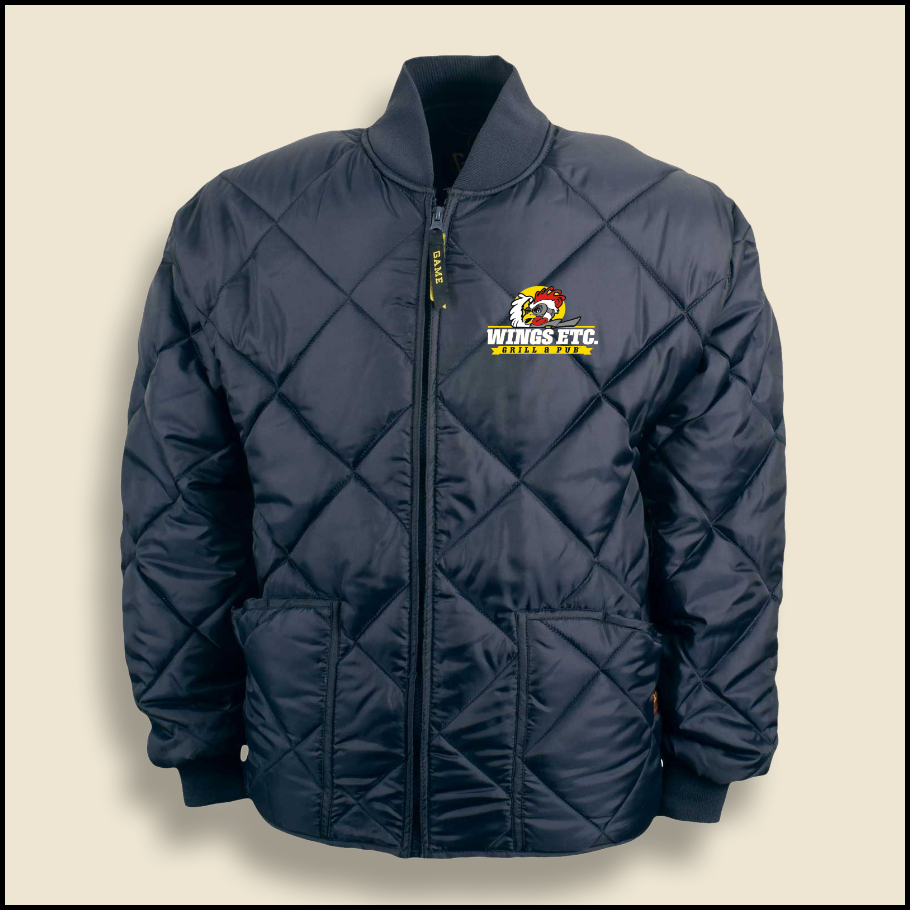 XXL. Navy Quilted Jacket